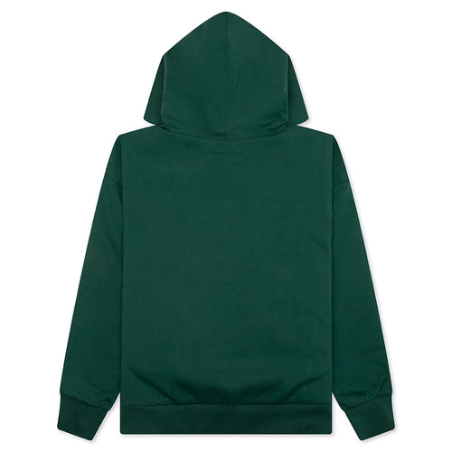 A BATHING APE College Puffy Relaxed Fit Pullover Hoodie - Green