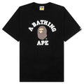 A BATHING APE College Tee - Black