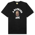 A BATHING APE College Tee - Black