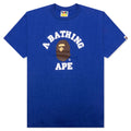 A BATHING APE College Tee - Blue
