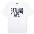 A BATHING APE Color Camo Bathing Ape Tee - White
