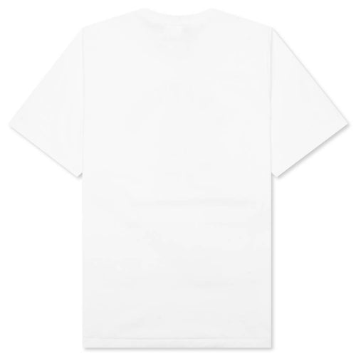 A BATHING APE Color Camo College Tee - White/Red