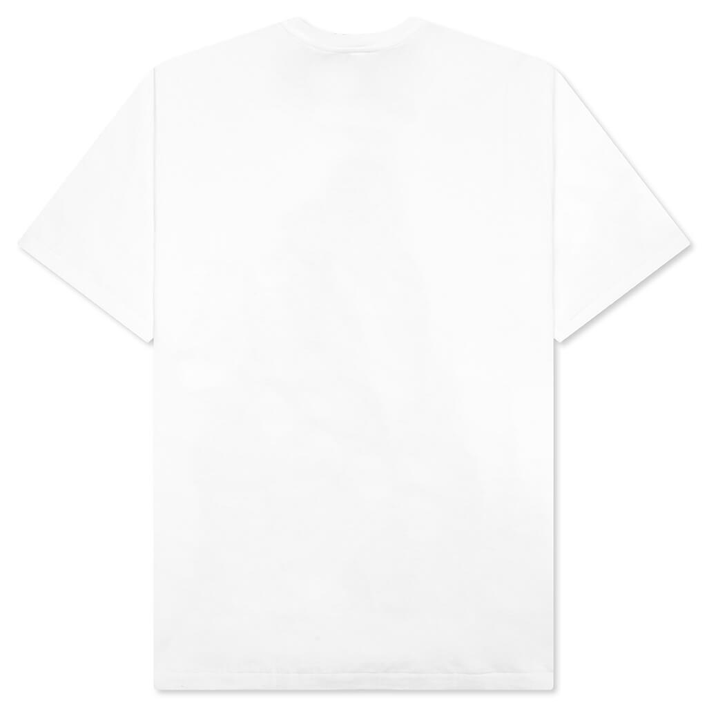A BATHING APE Color Camo Milo on Big Ape Tee - White/Purple
