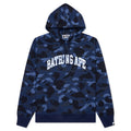 A BATHING APE Color Camo Pullover Hoodie - Navy