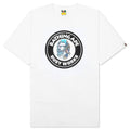 A BATHING APE Comic Art Busy Works Tee - White