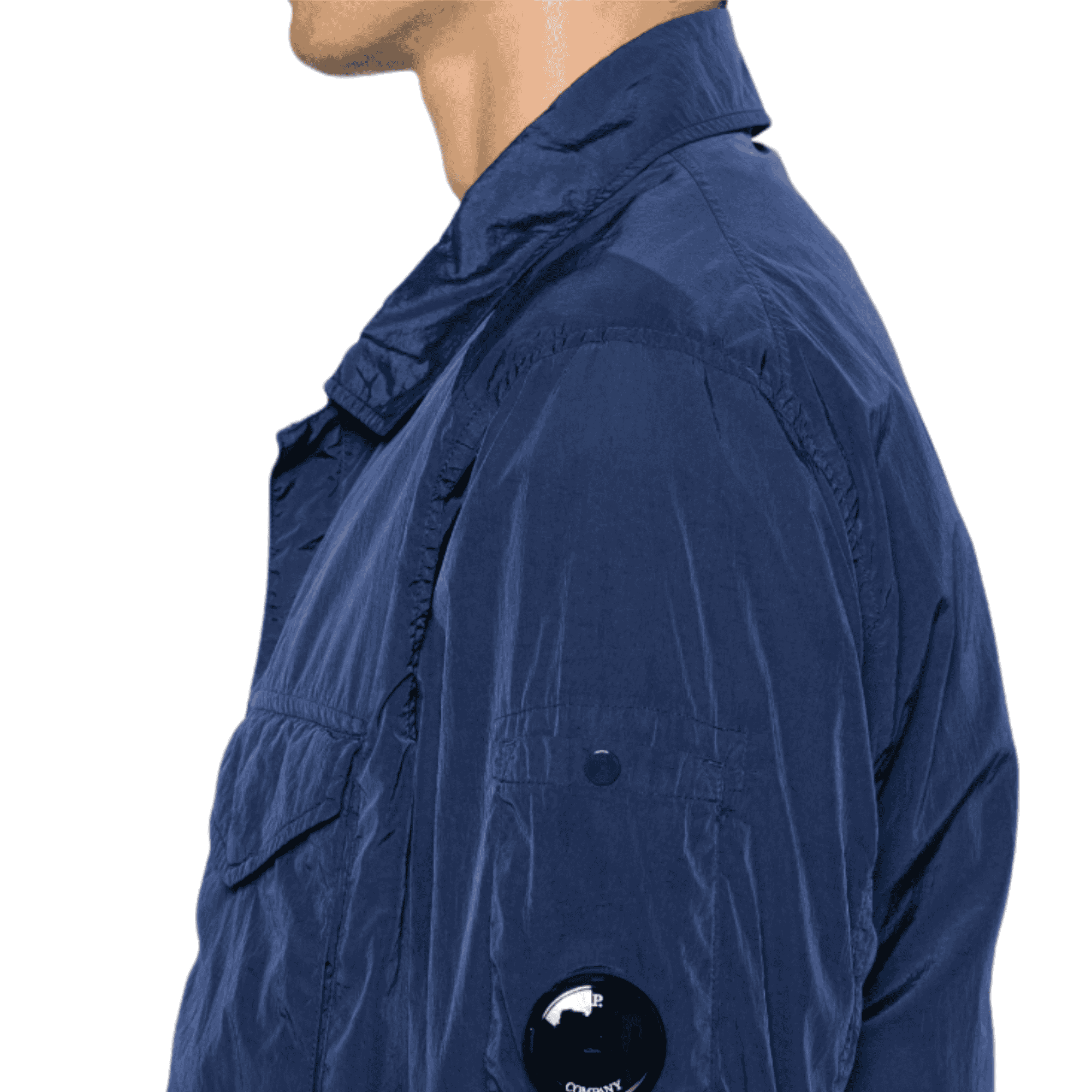 CP Company Chrome Overshirt - Estate Blue Ironleague