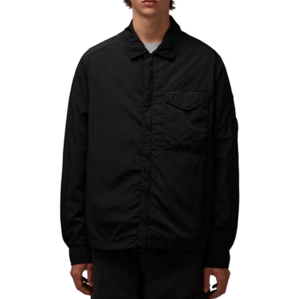 CP Company Chrome Overshirt - Black Ironleague