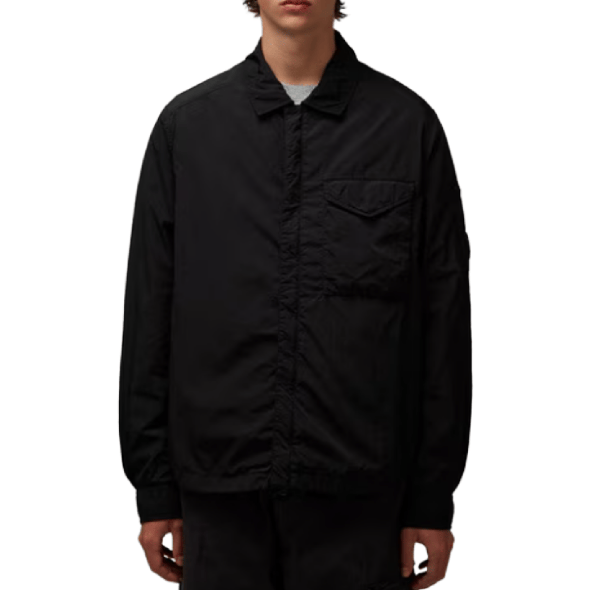 CP Company Chrome Overshirt - Black Ironleague