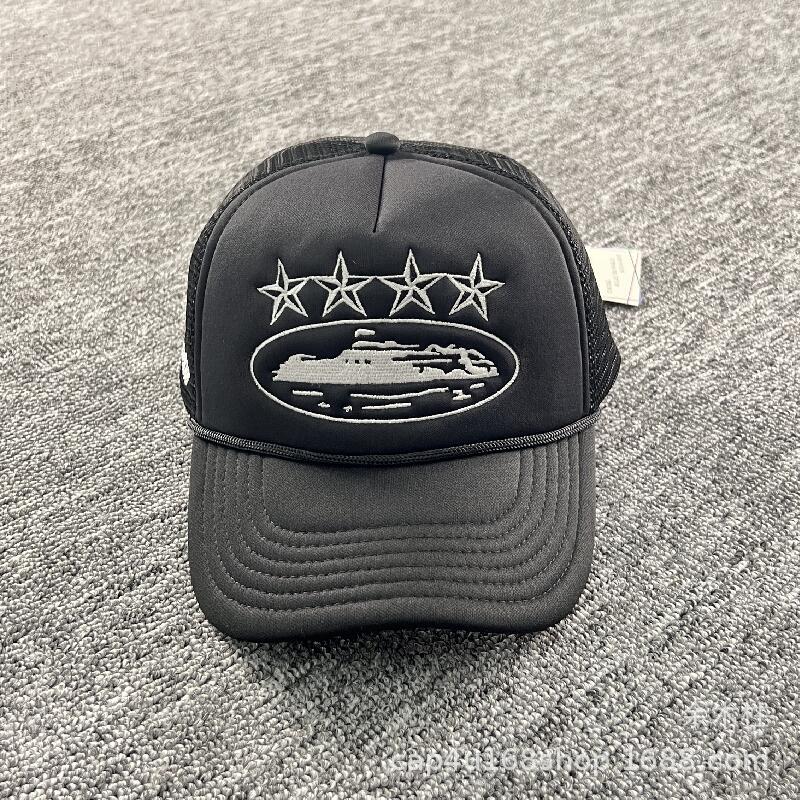 Corteiz Embroidery R\Trucker Cap - Black Ironleague
