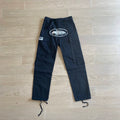 Corteiz Island Cargo Pants - Black/White Ironleague