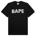 A BATHING APE Crystal Stone Bape Logo Tee - Black