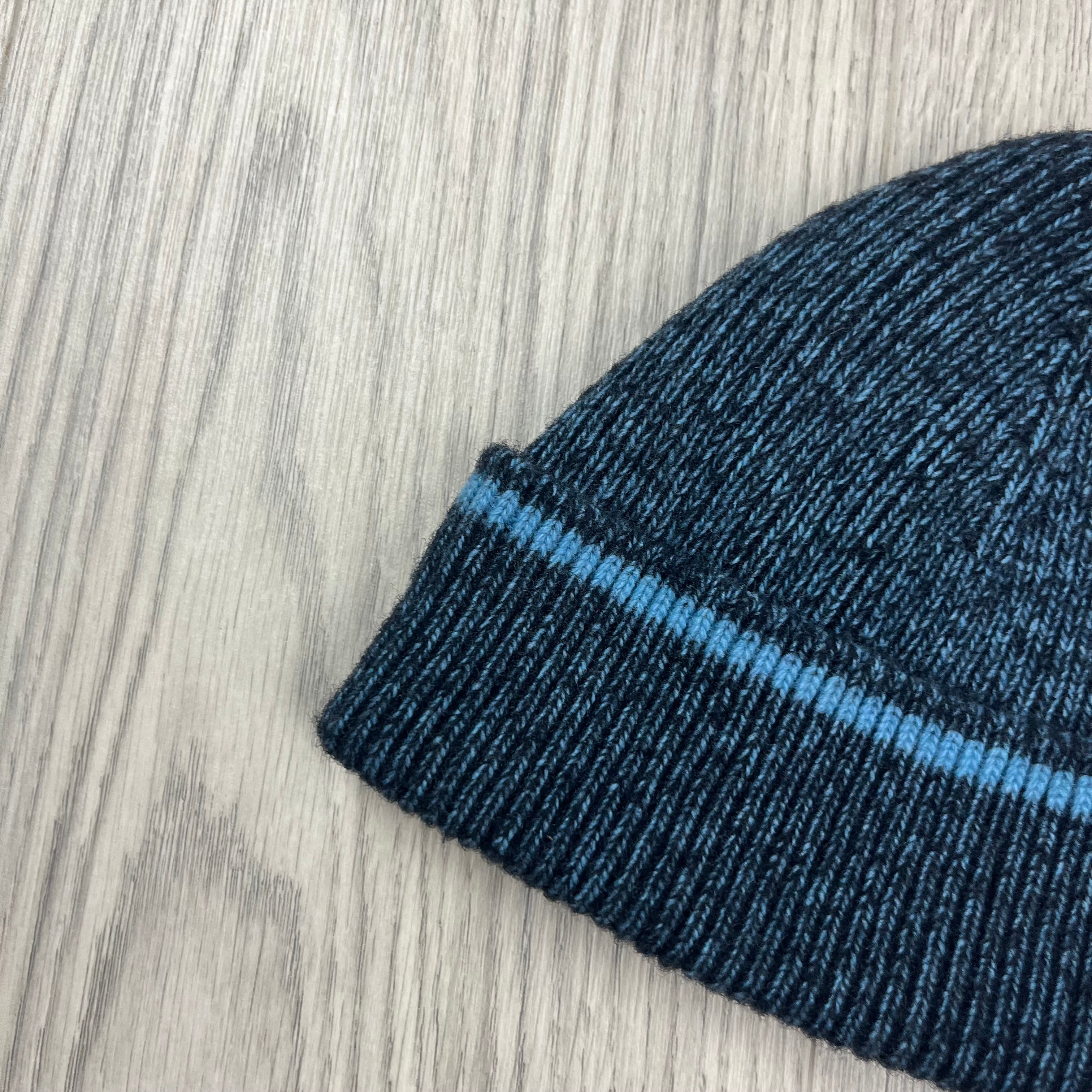 CP Company Patch Beanie - Aegean Blue Ironleague