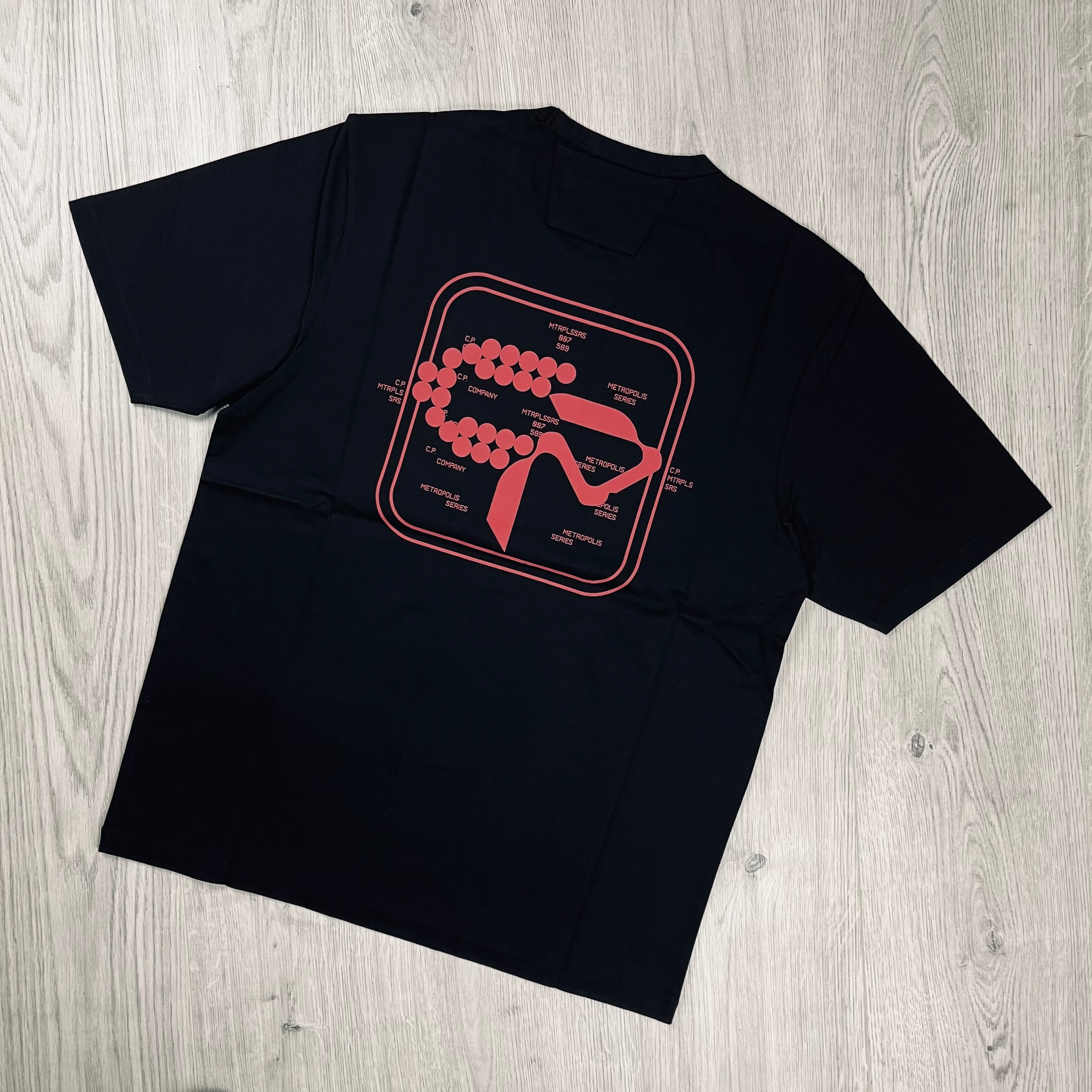 CP Company Metropolis T-Shirt - Black Ironleague