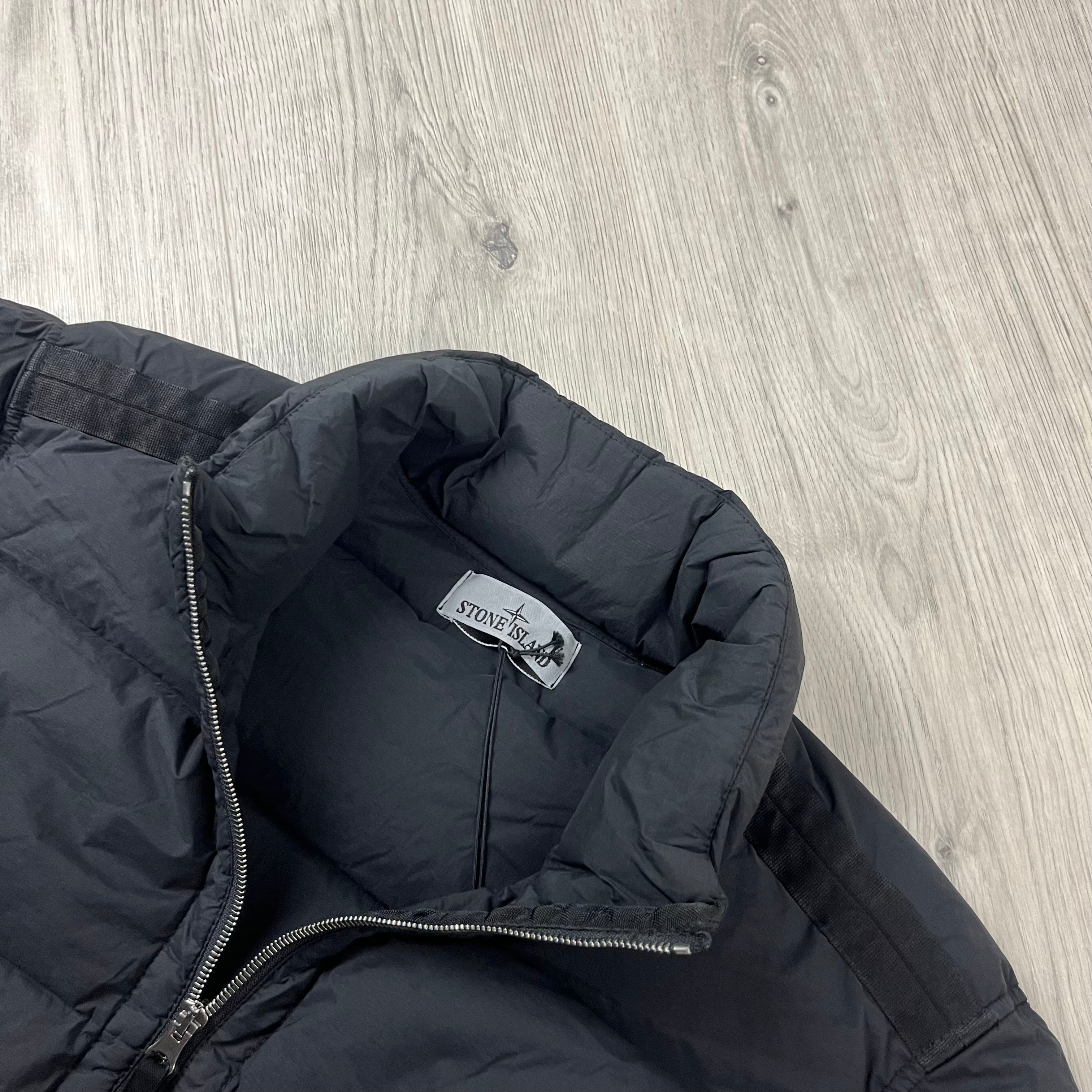 Stone Island Nylon Down Jacket - Black Ironleague