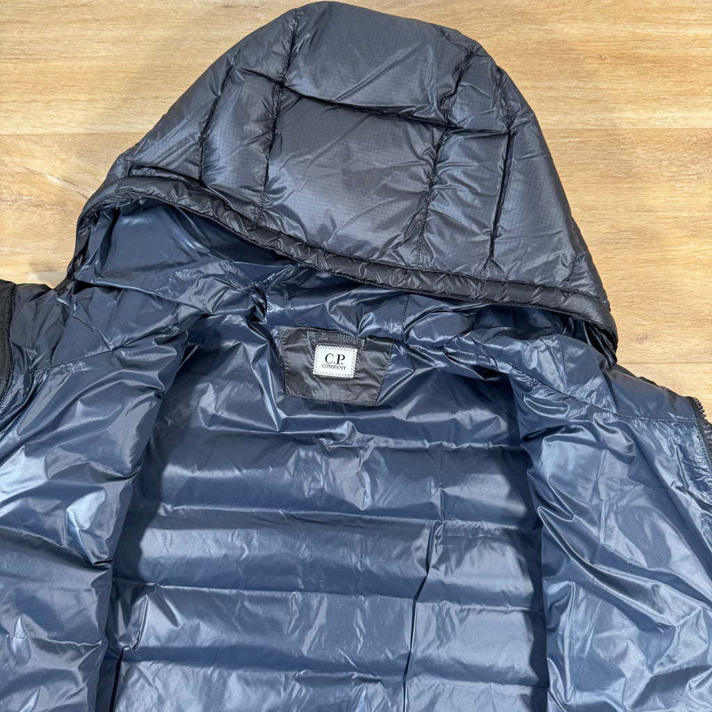 CP Company DD Shell Lens Down Jacket in Navy Ironleague