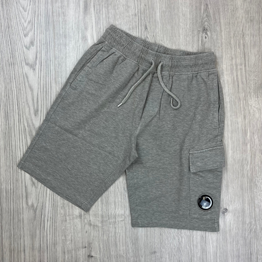 CP Company Jersey Shorts - Grey Ironleague