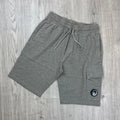CP Company Jersey Shorts - Grey Ironleague