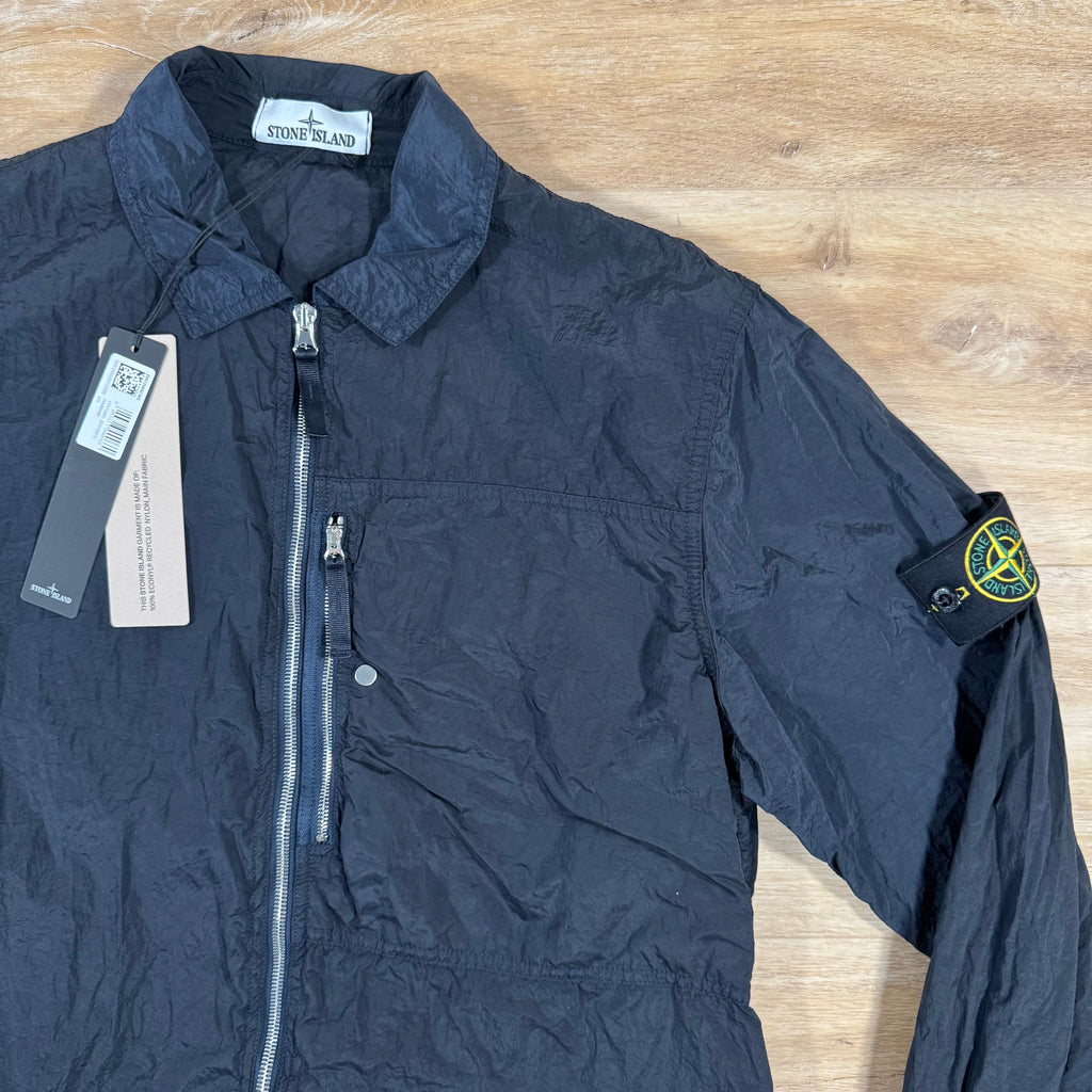 Stone Island Nylon Metal Overshirt in Navy Ironleague