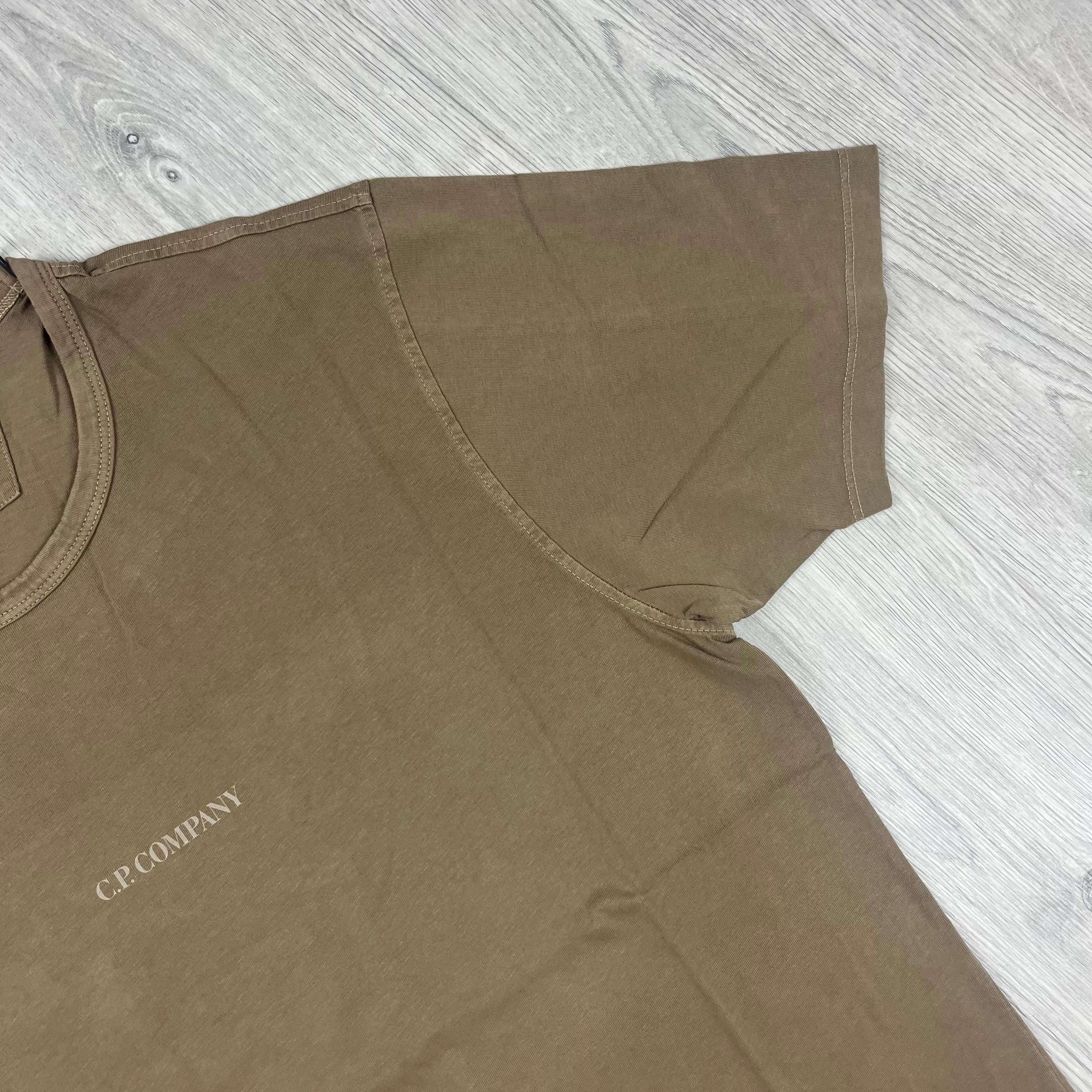 CP Company Printed T-Shirt - Brown Ironleague