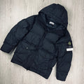 Stone Island Crinkle Reps Down Jacket - Black Ironleague
