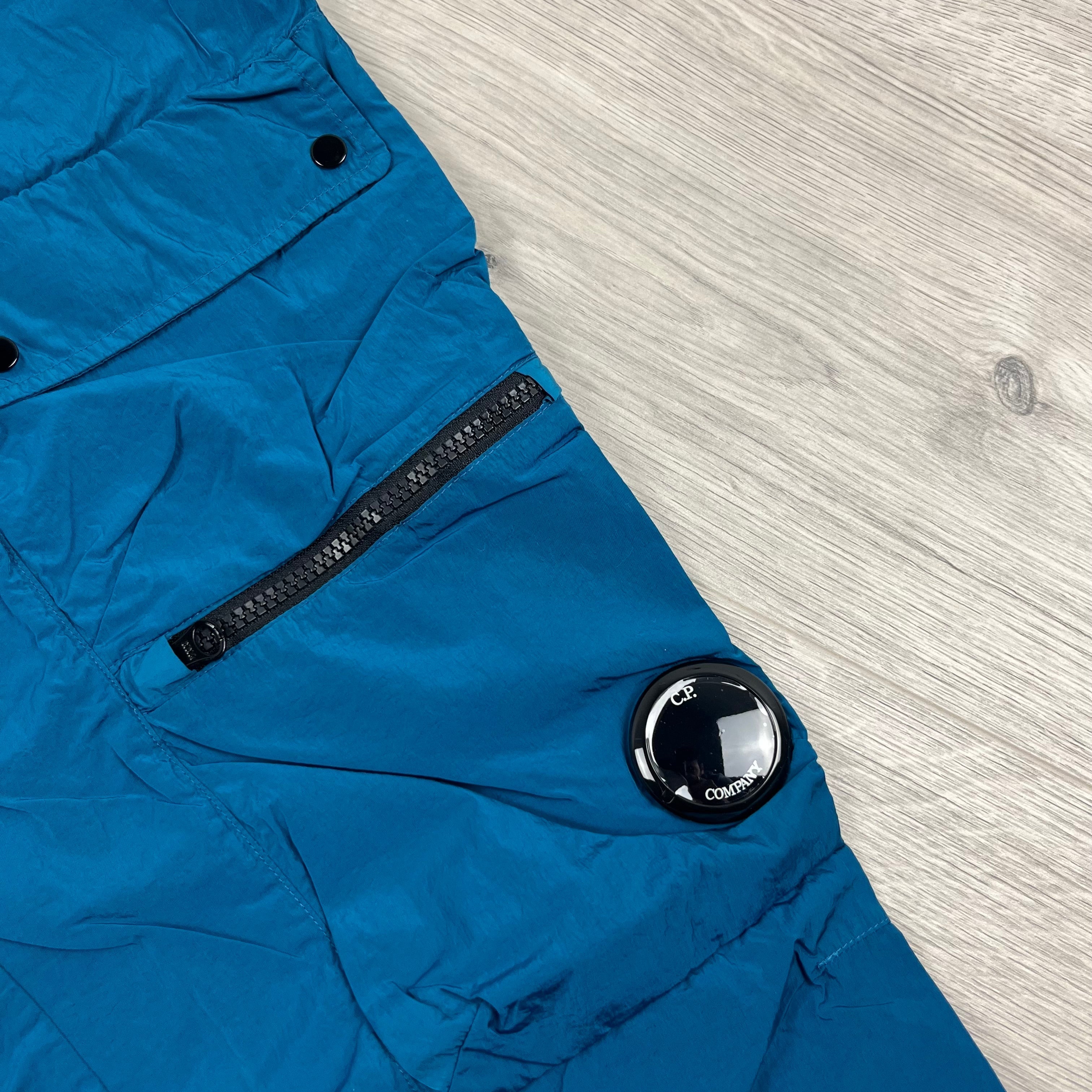CP Company Chrome Cargo Trousers - Ink Blue Ironleague