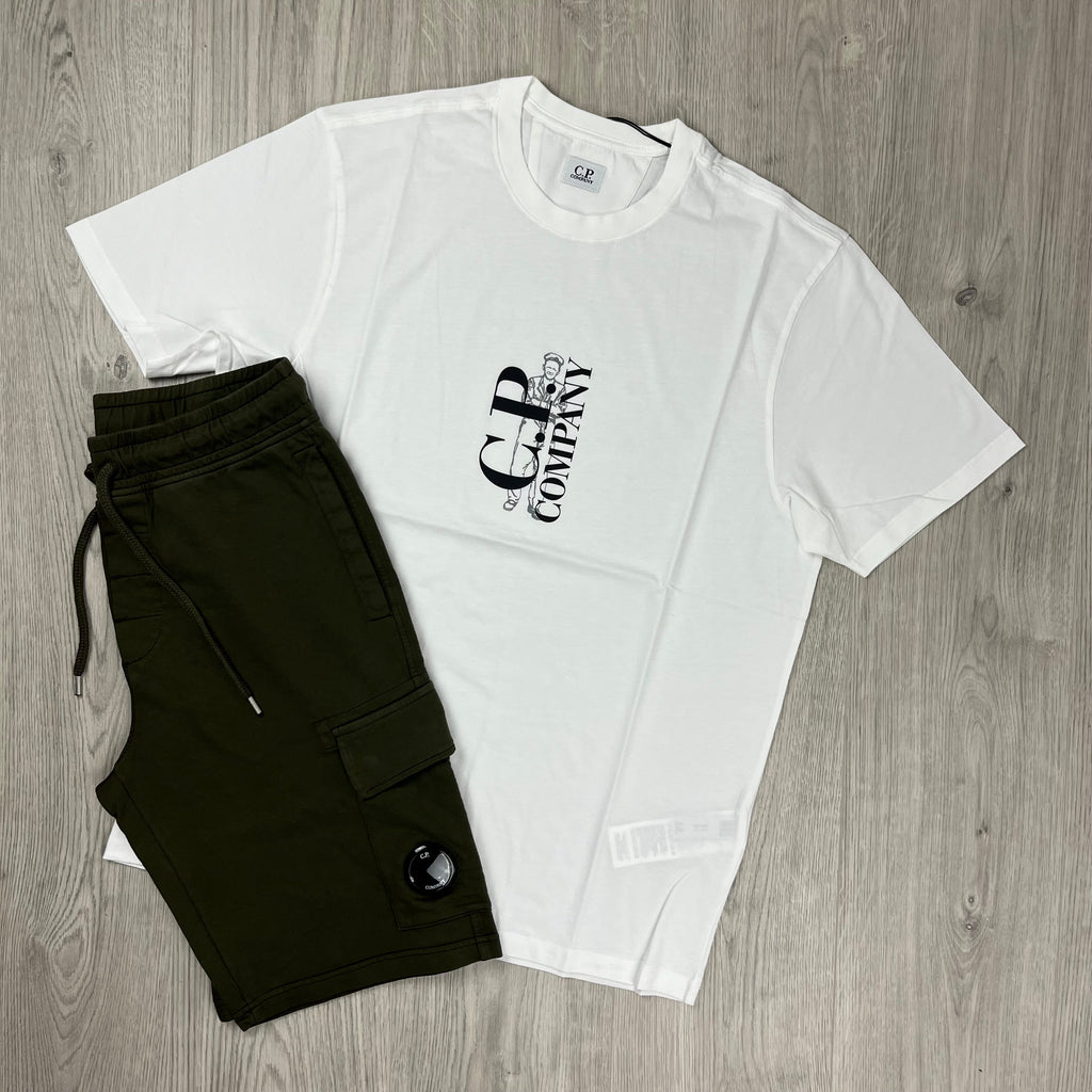 CP Company Set - White/Ivy Ironleague