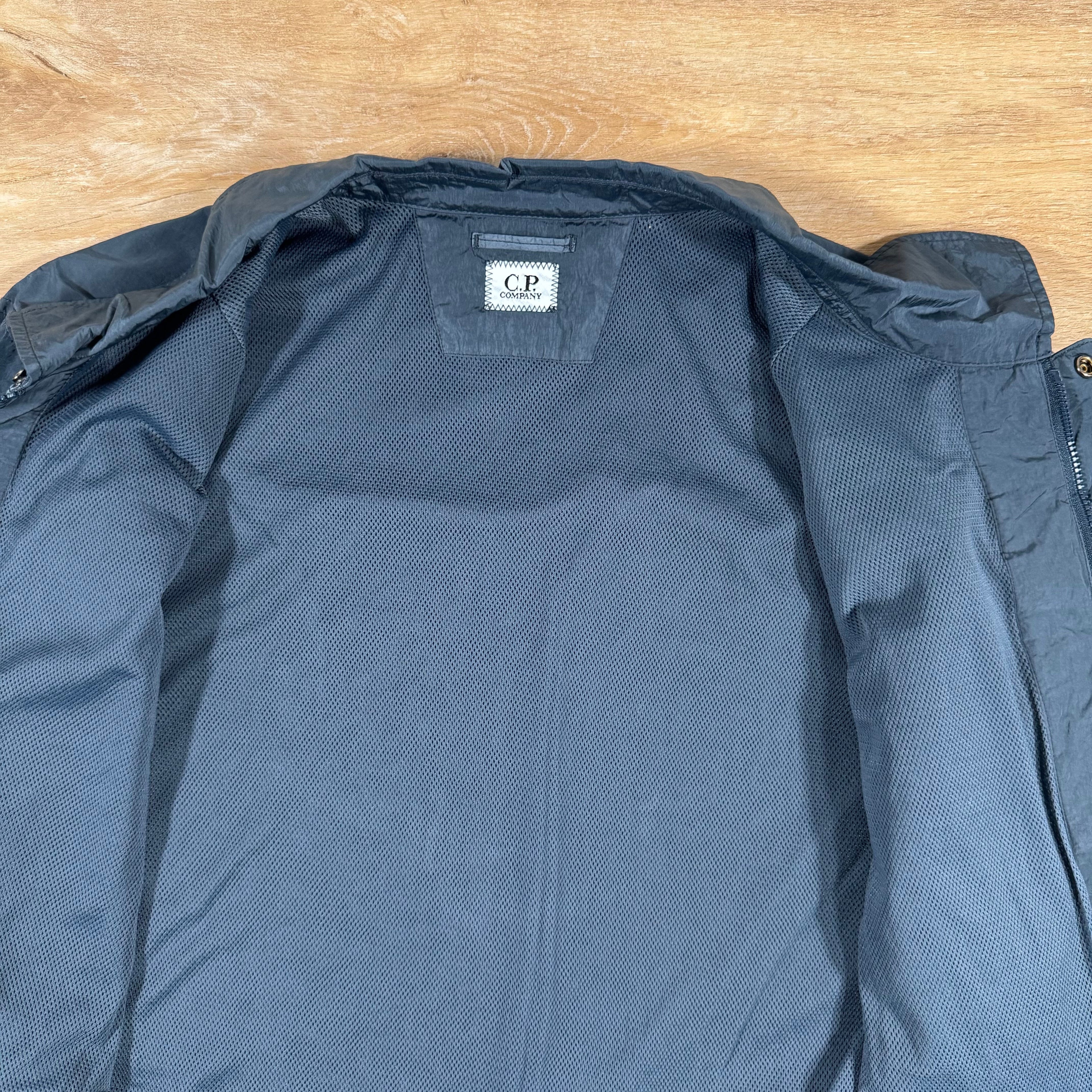 CP Company Chrome-R Lens Overshirt in India Ink Ironleague