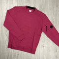CP Company Raised Fleece Sweatshirt - Red Bud Ironleague