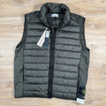 Stone Island Nylon Down-TC Vest in Military Green Ironleague