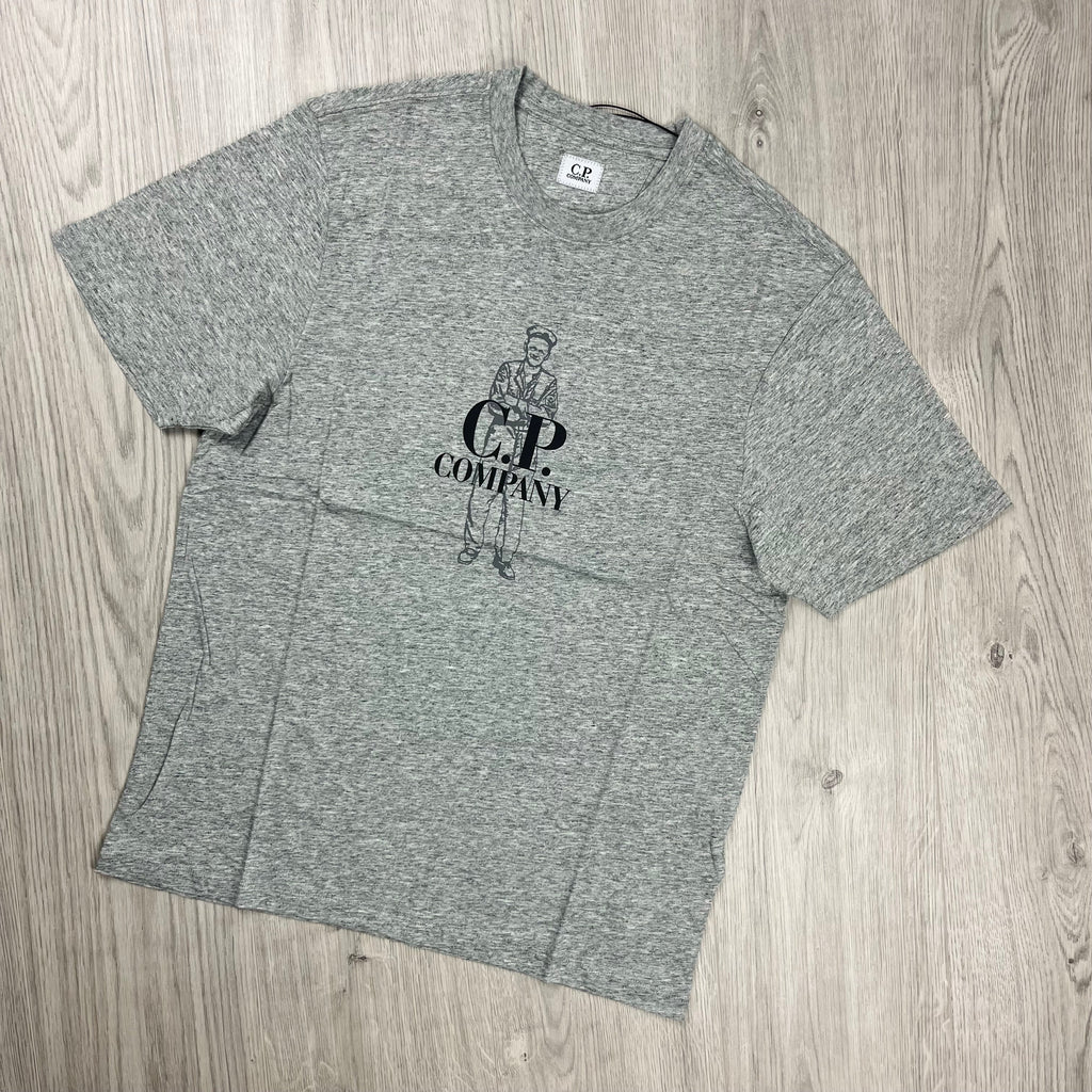 CP Company Sailor T-Shirt - Grey Ironleague