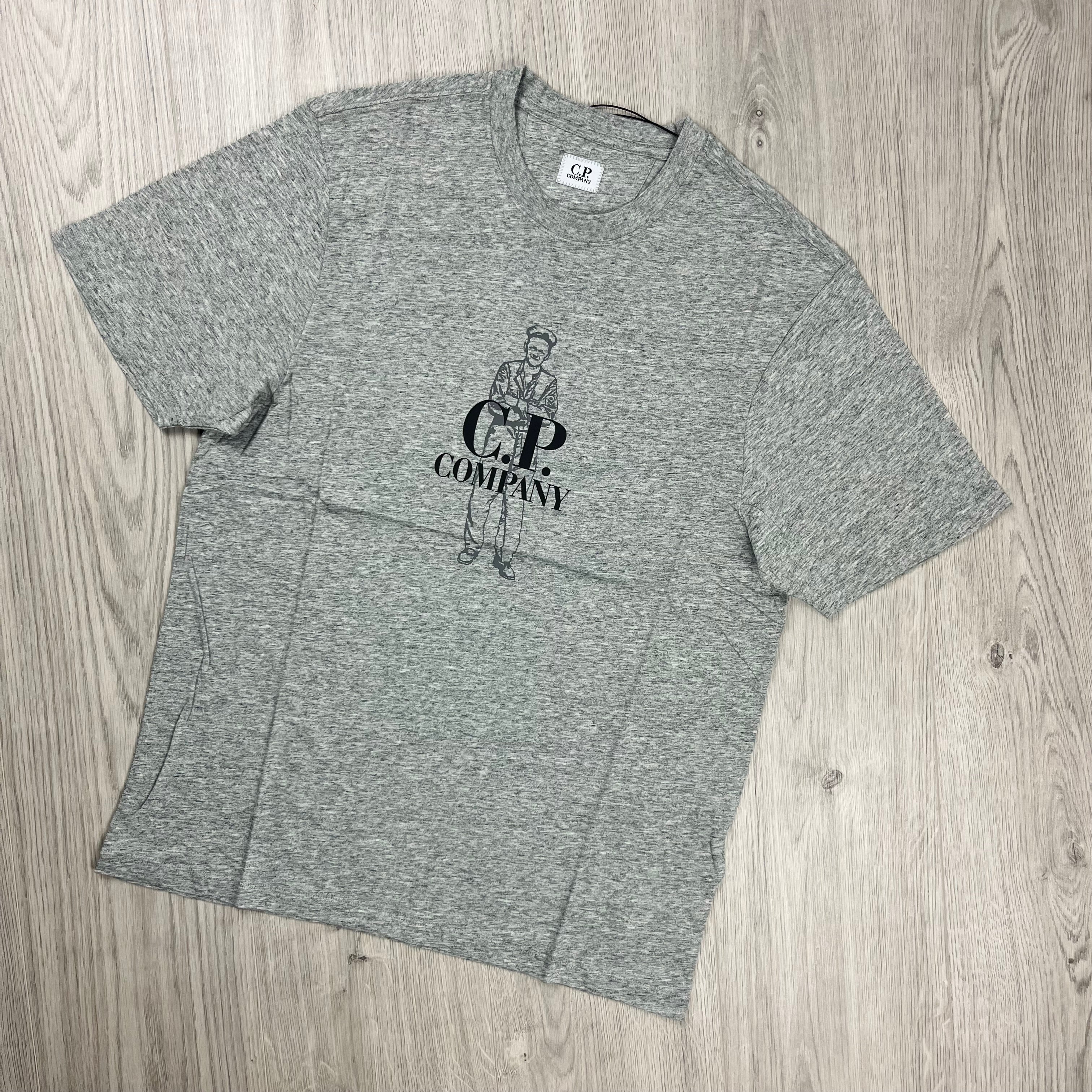 CP Company Sailor T-Shirt - Grey Ironleague