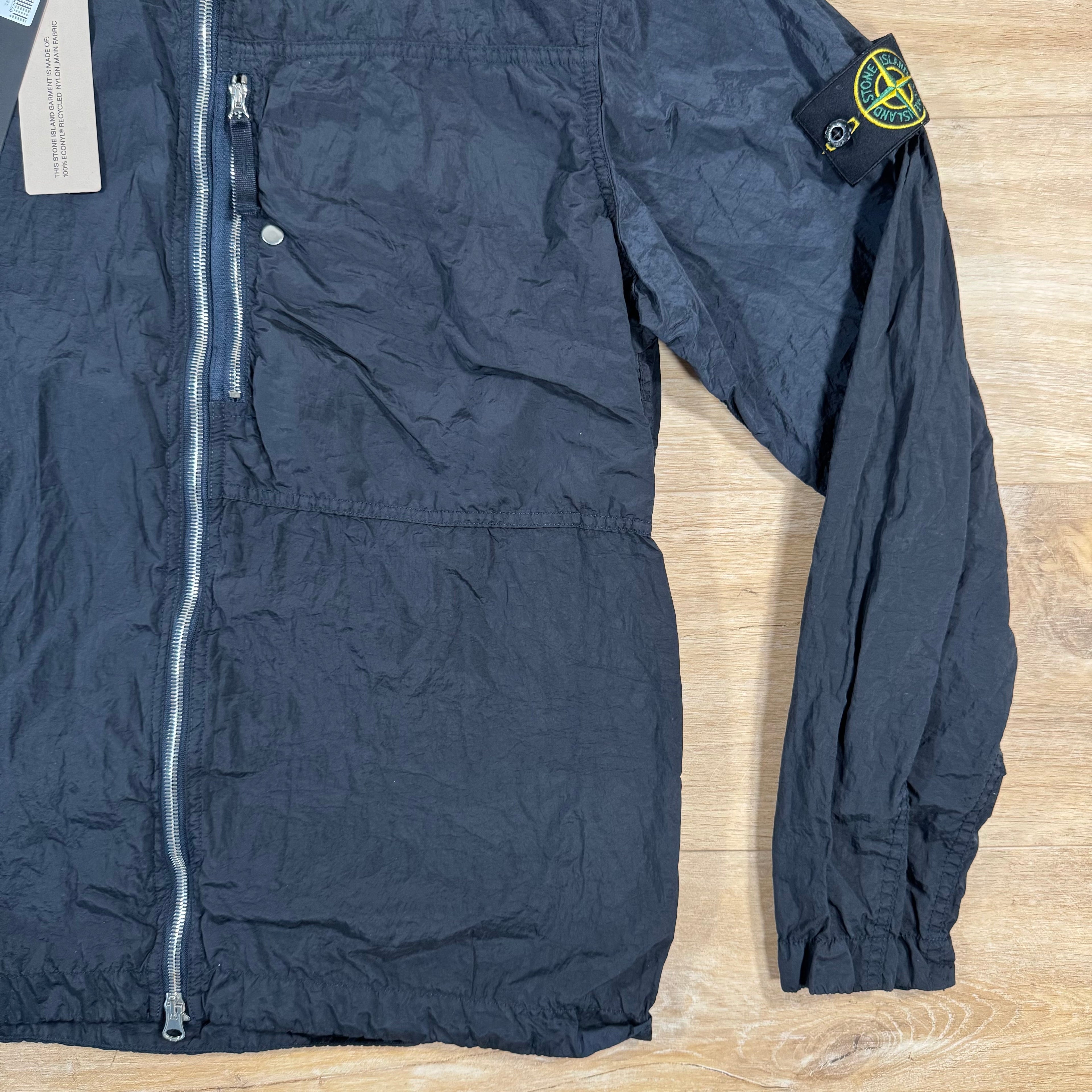 Stone Island Nylon Metal Overshirt in Navy Ironleague