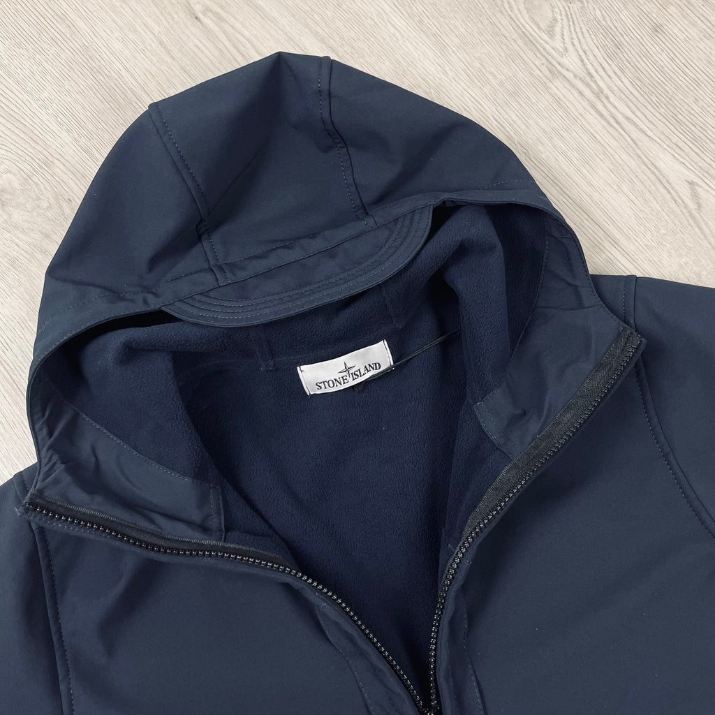 Stone Island Shell Jacket - Navy Ironleague