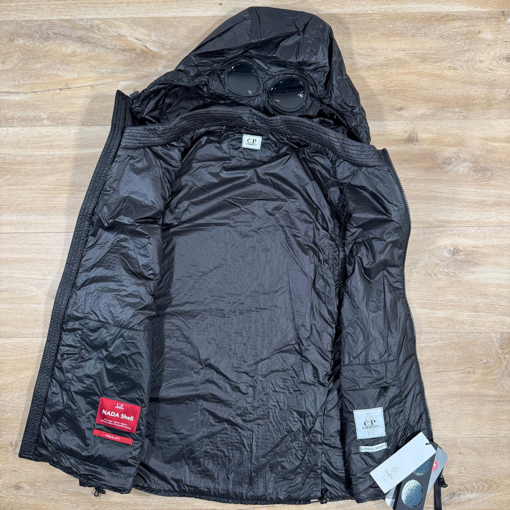 CP Company Nada Shell Primaloft Goggle Vest in Black Ironleague