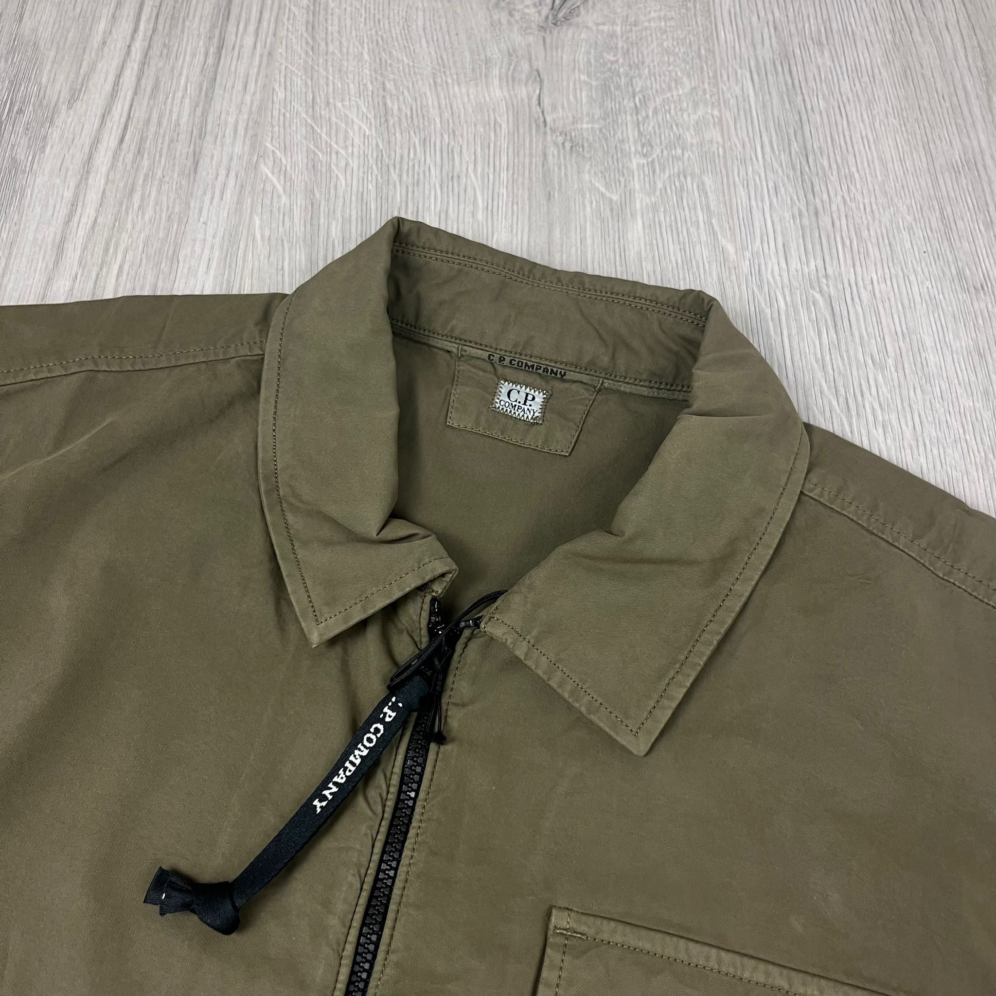 CP Company Zip Overshirt - Ivy Green Ironleague