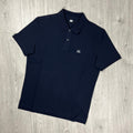 CP Company Piquet Polo Shirt - Navy Ironleague