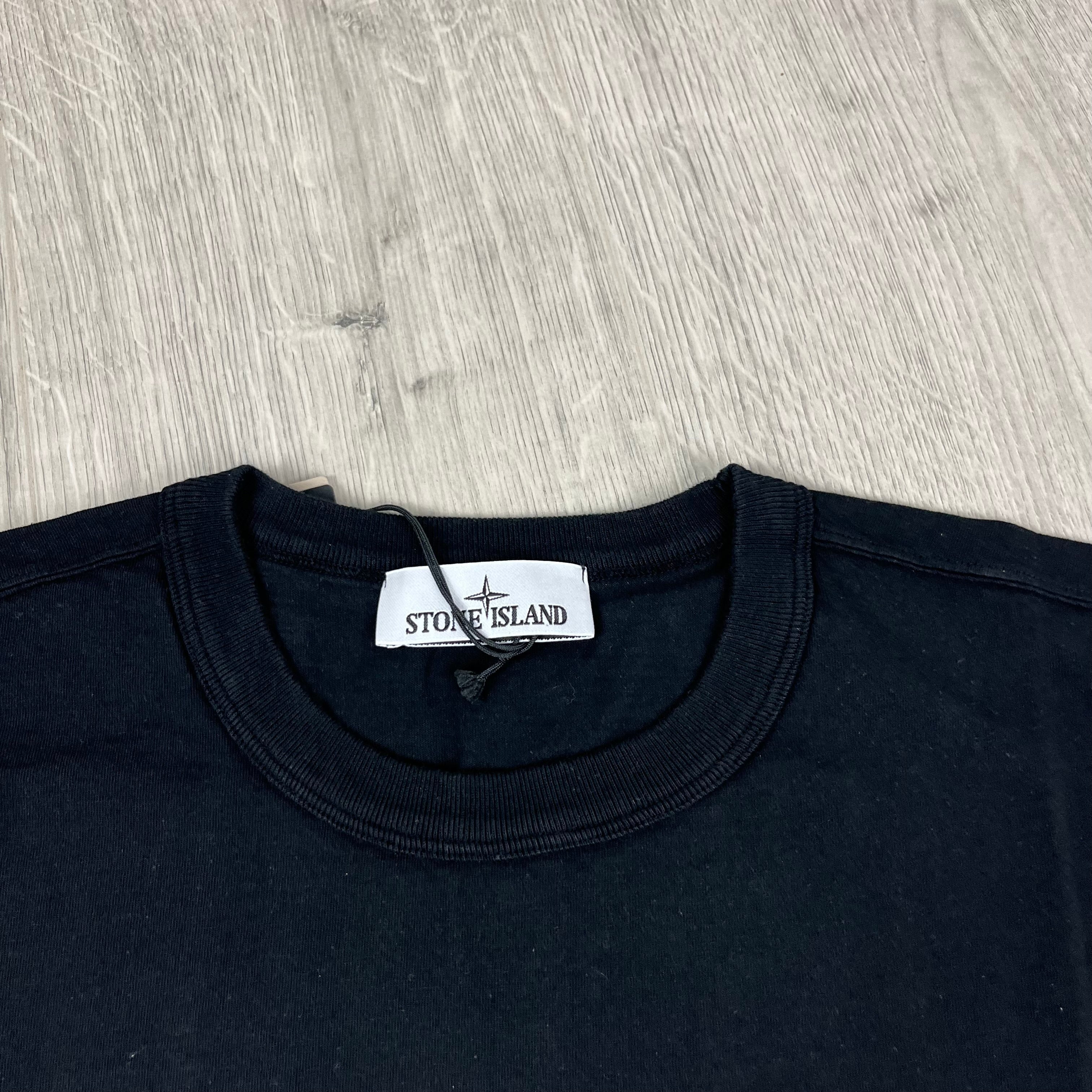 Stone Island Embroidered T-Shirt - Black Ironleague
