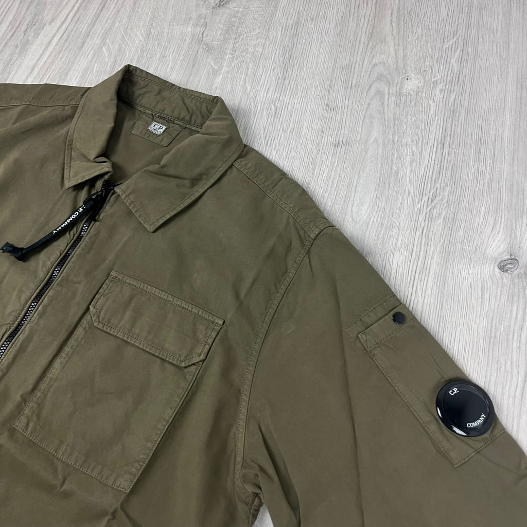 CP Company Zip Overshirt - Ivy Green Ironleague
