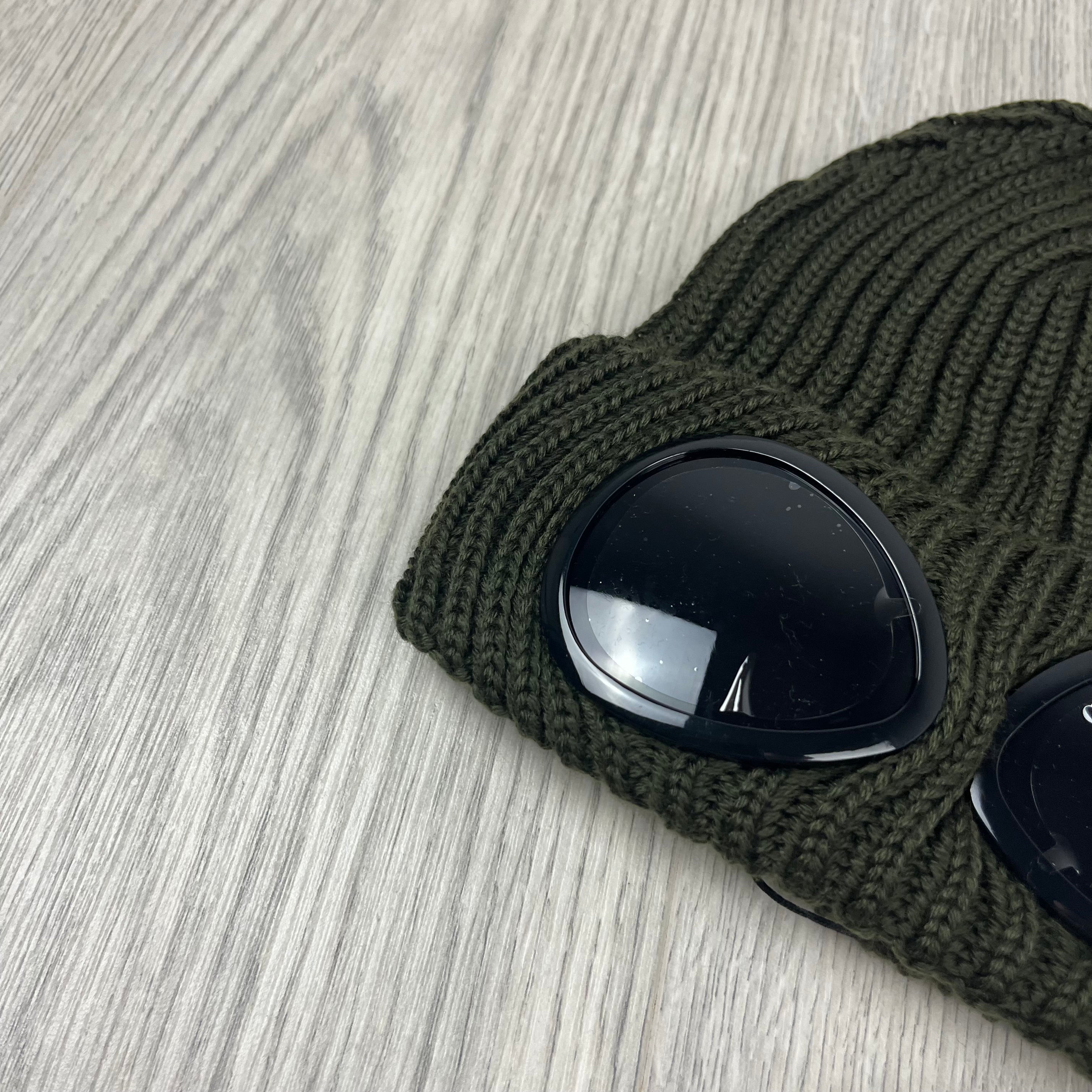 CP Company Goggle Beanie - Ivy Green Ironleague