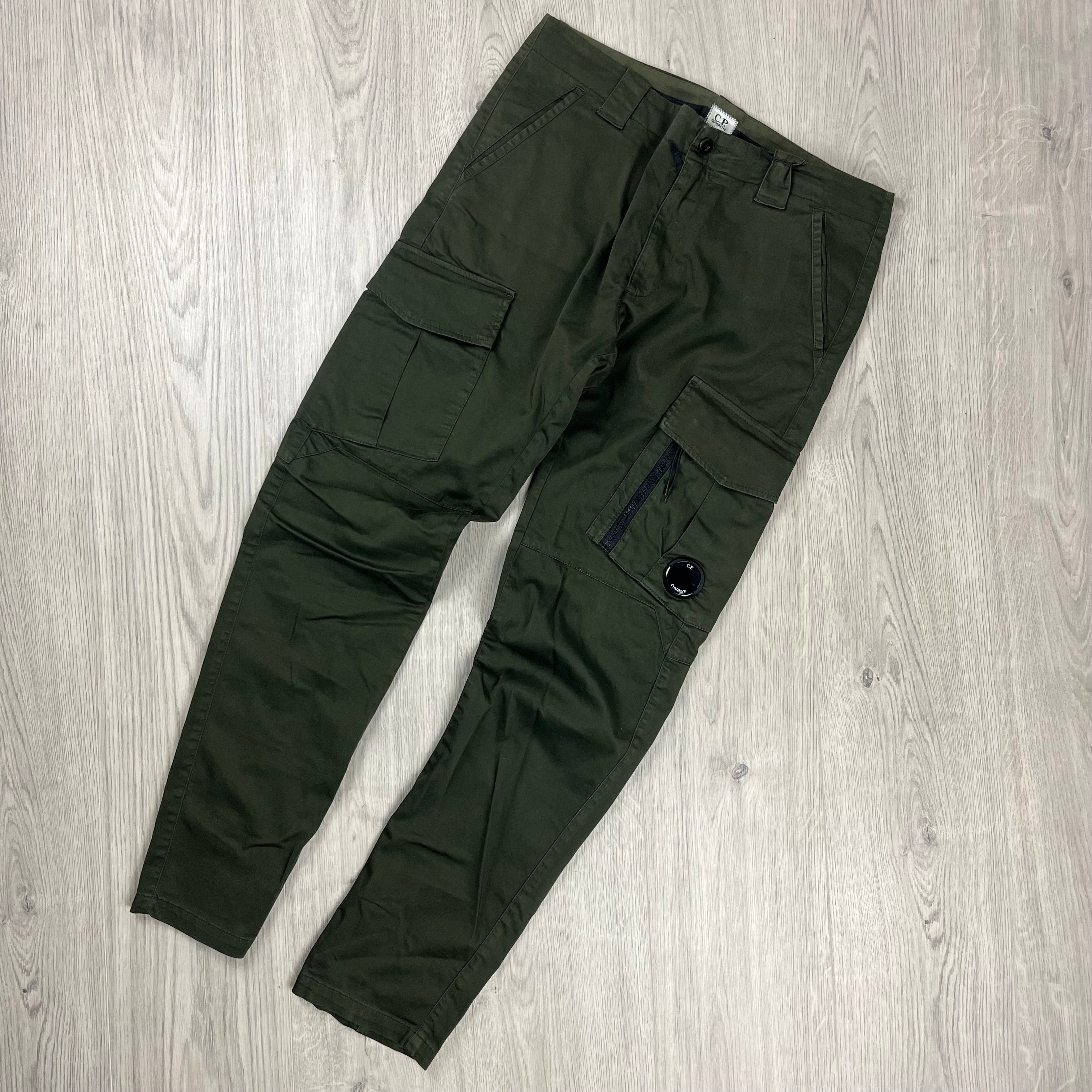 CP Company Cargo Trousers - Ivy Green Ironleague