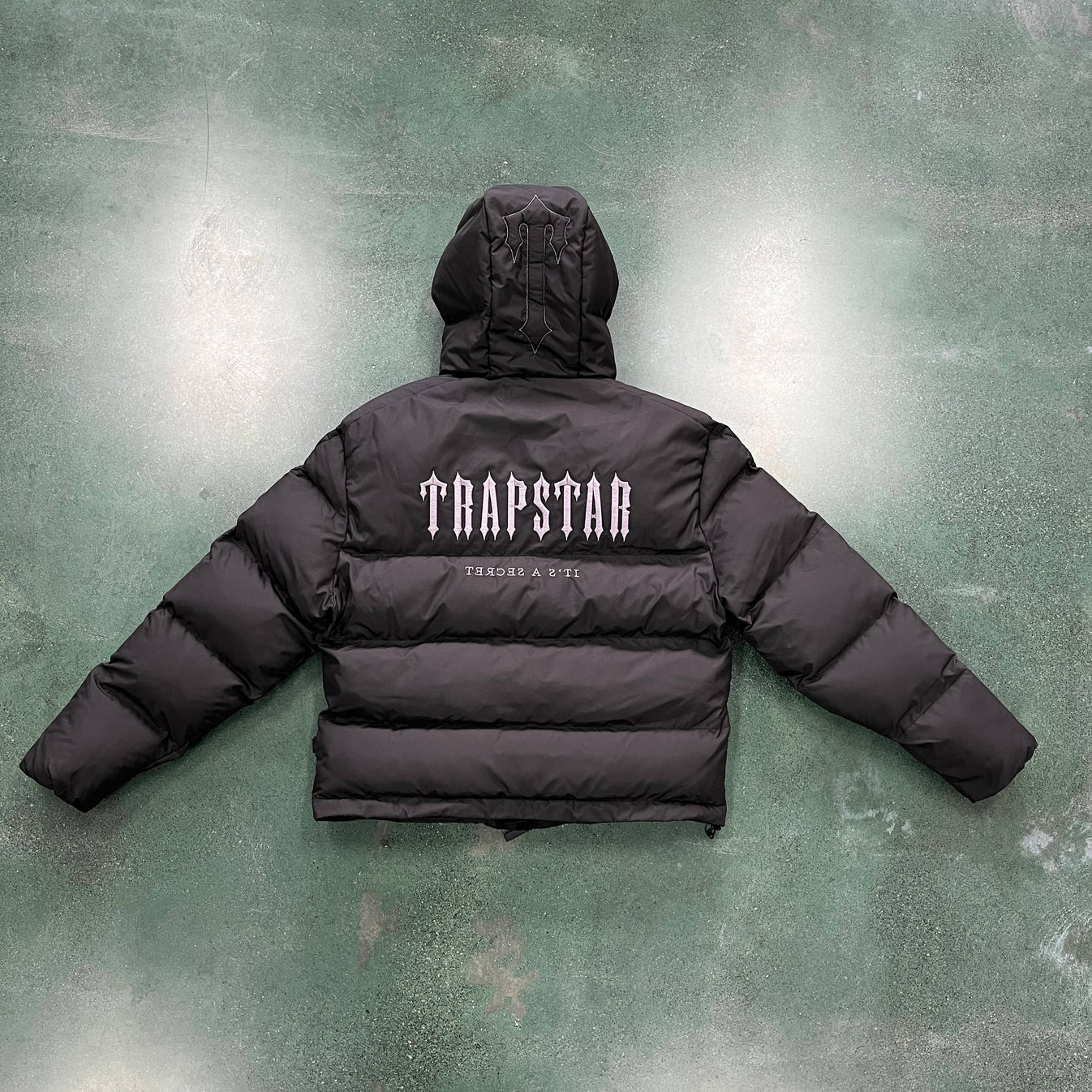 Trapstar Decoded Hooded Puffer 2.0 Jacket - Black Ironleague