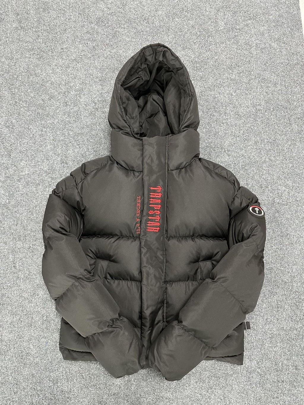 Trapstar Decoded Hooded Puffer 2.0 Jacket - Infrared Edition Ironleague