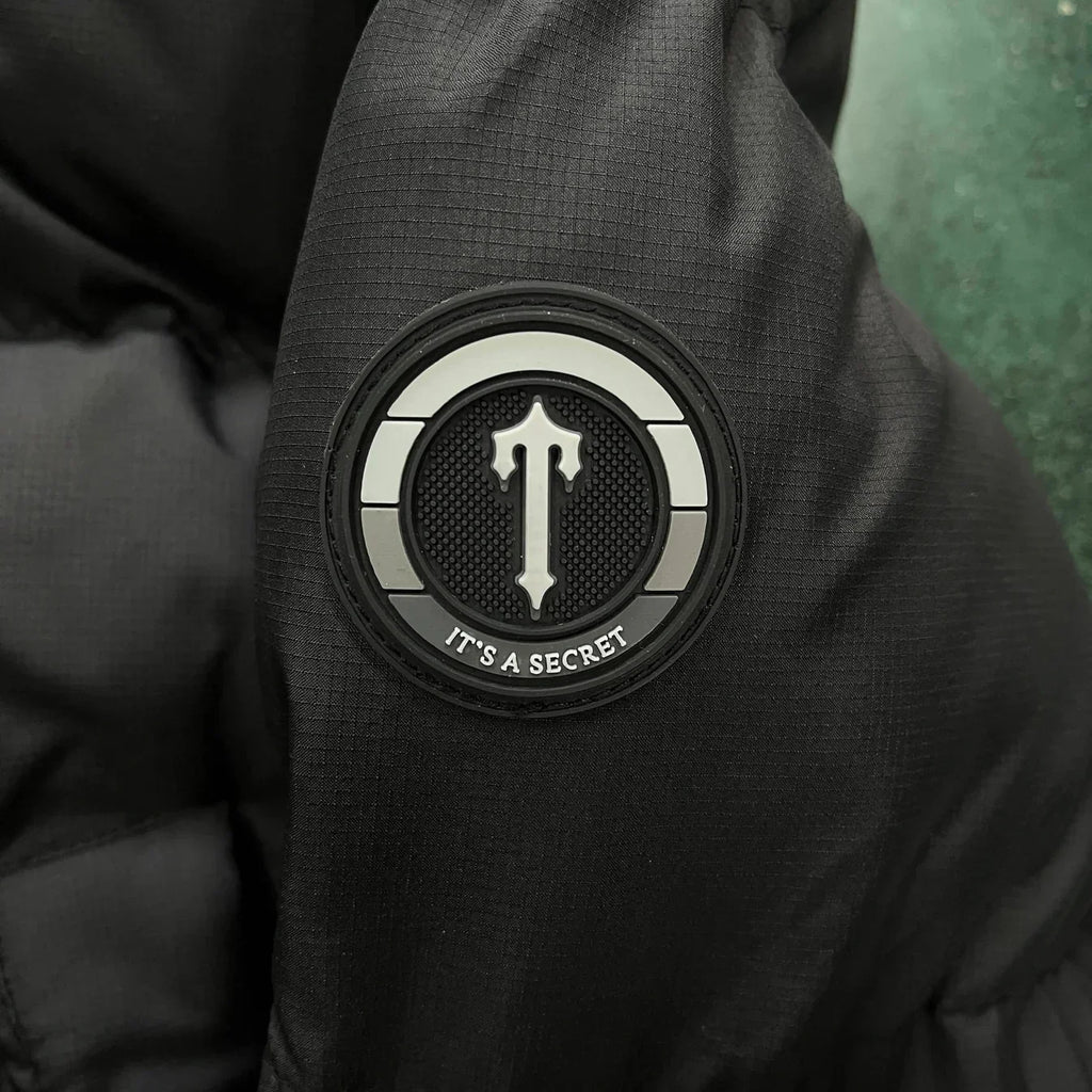 Trapstar Decoded Hooded Puffer 2.0 Jacket - Black Ironleague