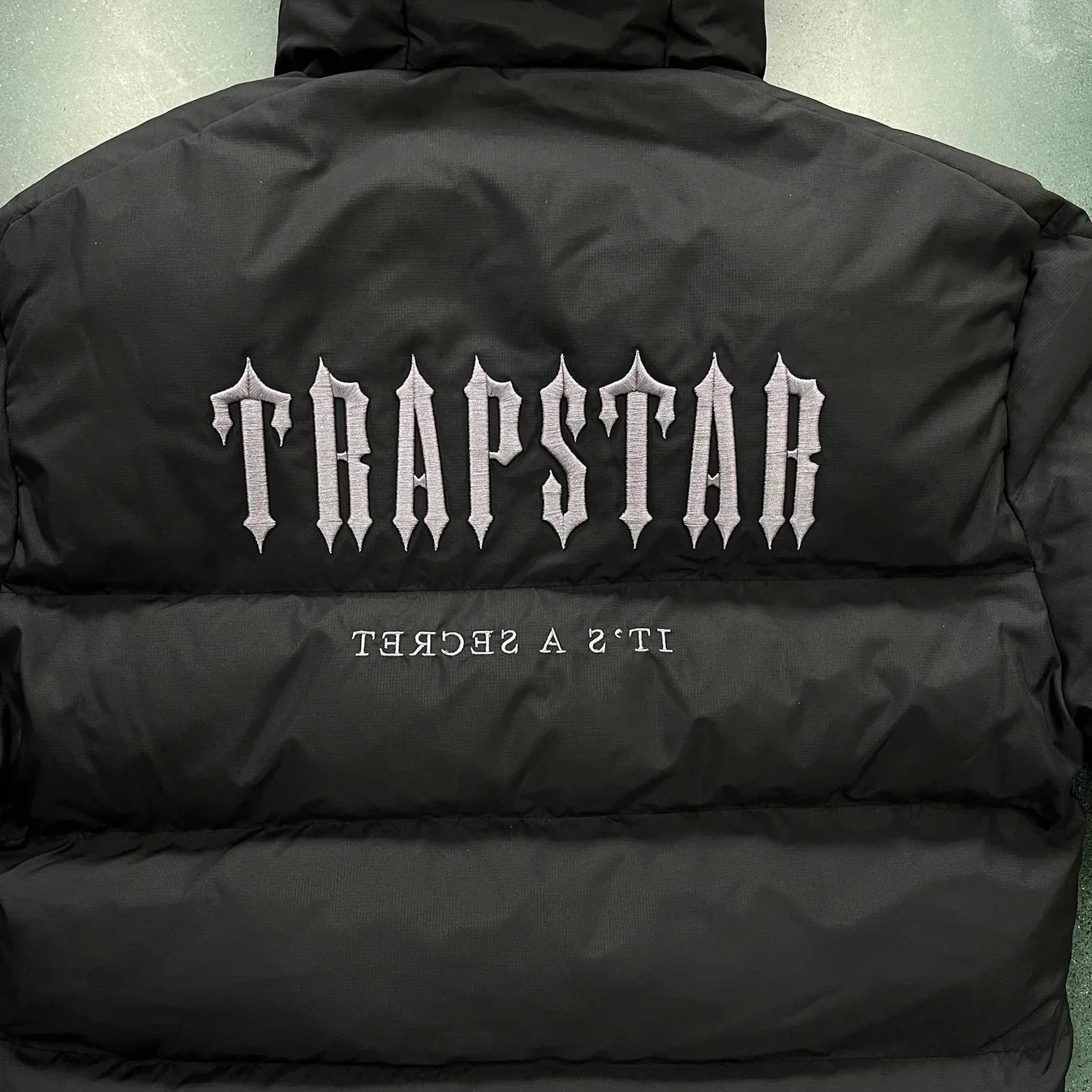 Trapstar Decoded Hooded Puffer 2.0 Jacket - Black Ironleague