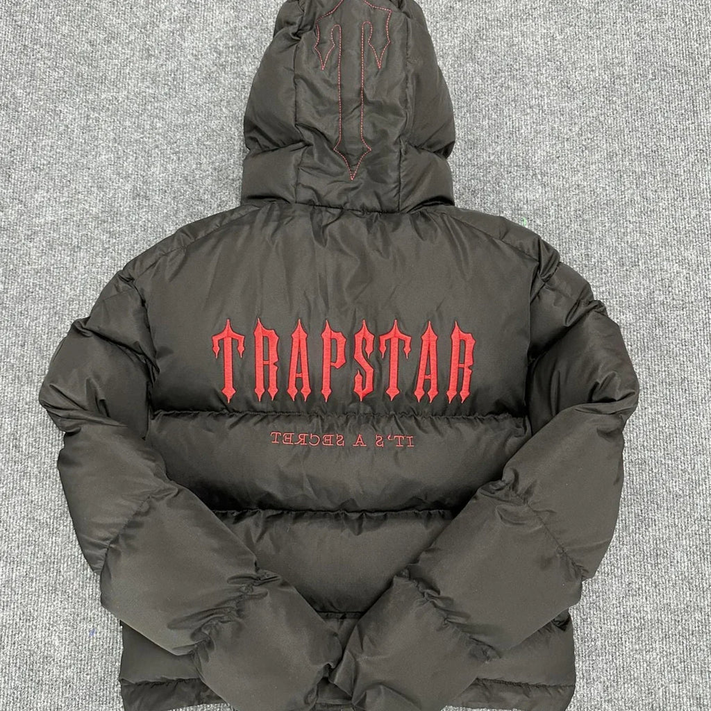 Trapstar Decoded Hooded Puffer 2.0 Jacket - Infrared Edition Ironleague
