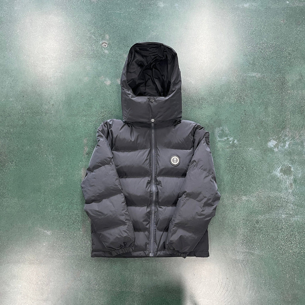 Trapstar Detachable Hooded Puffer Jacket - Stone Ironleague