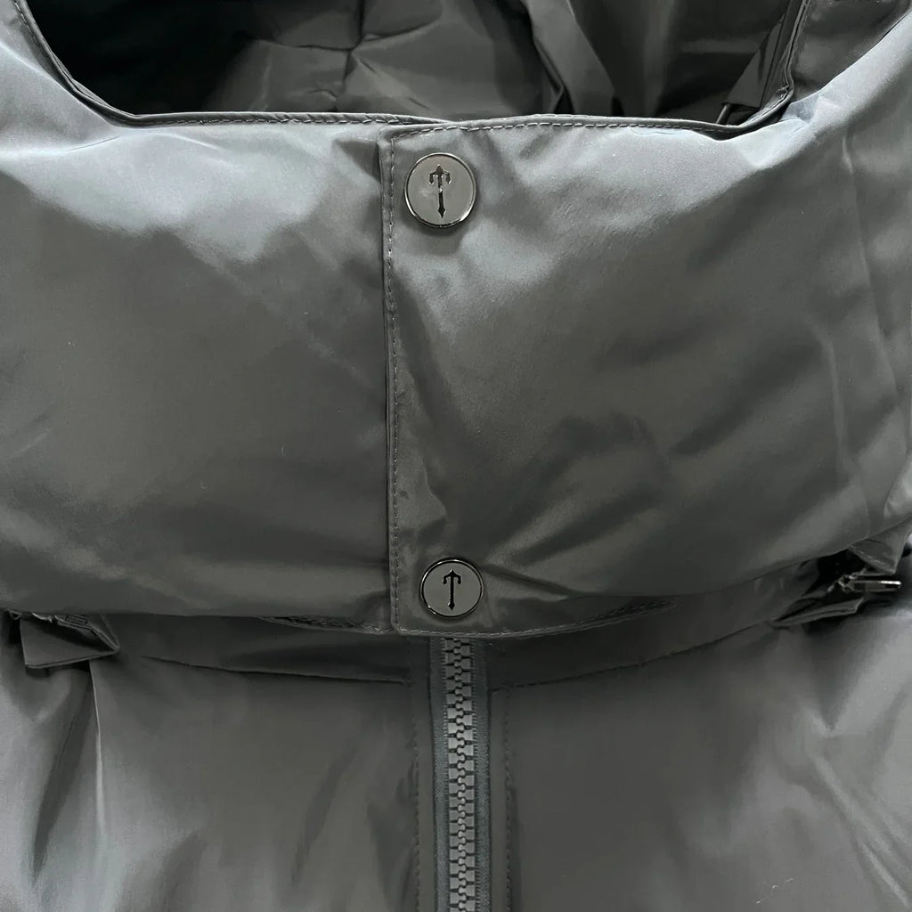 Trapstar Detachable Hooded Puffer Jacket - Stone Ironleague