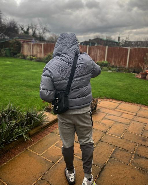 Trapstar Decoded 2.0 Hooded Puffer Jacket - Grey Ironleague