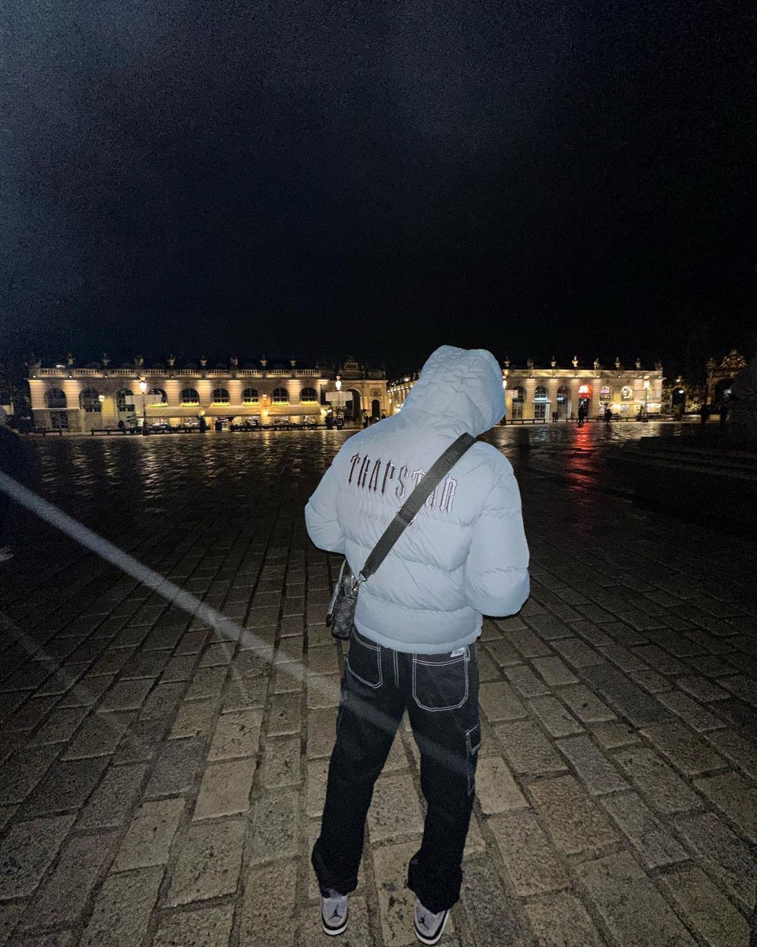 Trapstar Decoded 2.0 Hooded Puffer Jacket - Grey Ironleague