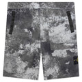 Stone Island Dissolving Grid Camo Comfort Fit Bermuda Shorts - Grey